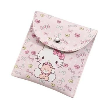 Imagem de Bolsa De Armazenamento Impermeável Para Absorventes Hello Kitty Para M