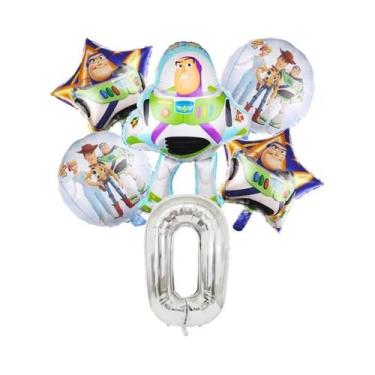 Imagem de Balões De Folha Buzz Lightyear E Woody Do Toy Story Para Festa De Aniv