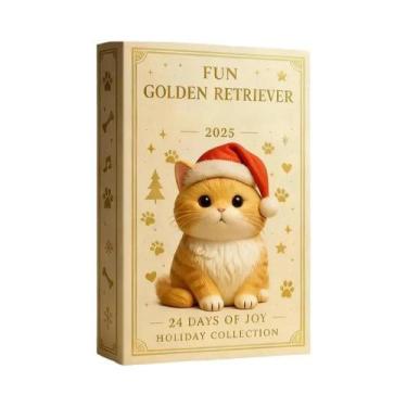 Imagem de Calendário De Advento De Natal Para Amantes De Gatos Com 24 Dias E Orn