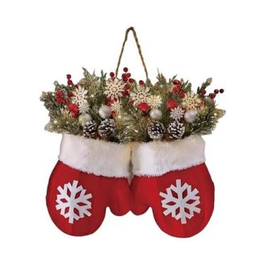 Imagem de Guirlanda De Luvas De Natal Iluminadas: Lindo Pingente Suspenso Para P