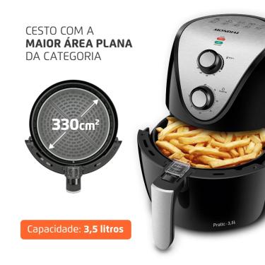 Imagem de Fritadeira sem Óleo Air Fryer 3,5L Preta - Mondial