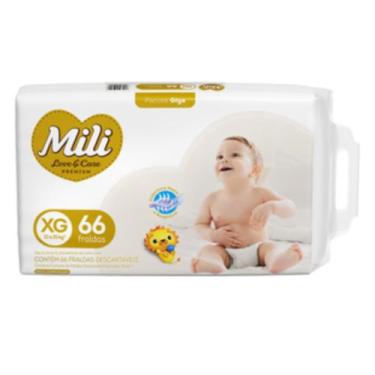 Imagem de Fralda Love & Care Premium Cuidado Ideal Bebê XG C66 - Mili