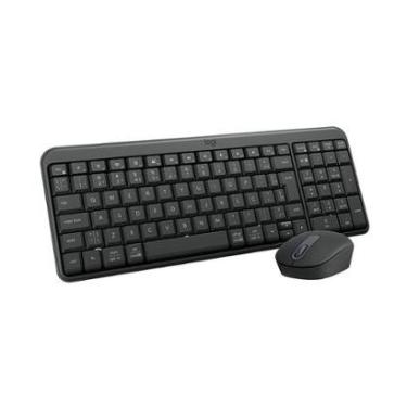 Imagem de Kit Teclado e Mouse Sem Fio Logitech MK250 Compacto, Mouse Ambidestro, Bluetooth, ABNT2-Unissex