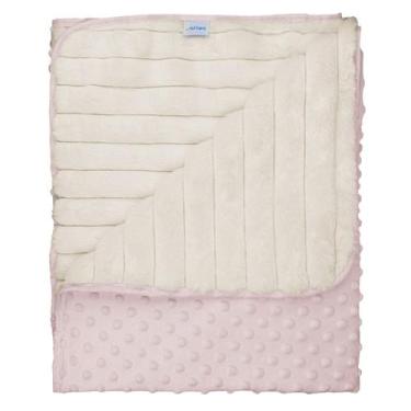 Imagem de Cobertor para Bebê 90 cm x 1,10 Baby Joy, Rosa