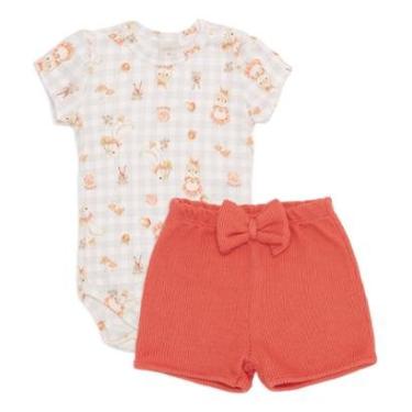 Imagem de Conjunto Bebê Menina Body Hamster/Shorts Mini & Co-Feminino