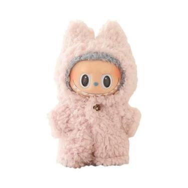 Imagem de Boneca De Pelúcia Com Capuz De 15-17cm Labubu Idol V1 V2, Roupas Unive