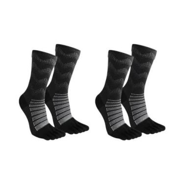 Imagem de Meias Esportivas Unissex De Lã Merino Térmicas Com Absorção De Umidade