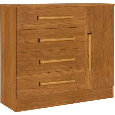 Imagem de Cômoda 4 Gavetas Com Sapateira - Zeus-nature - Bianchi