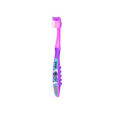 Imagem de Escova De Dente Infantil Escolar Stitch - Dentalclean, Pink