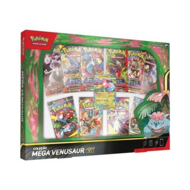 Imagem de Pokémon TCG Box Mega Venusaur ex Fogo Fantasmagorico Copag