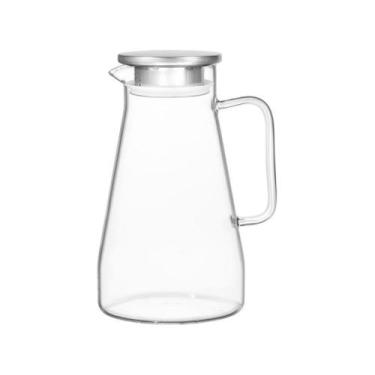 Imagem de Jarra De Vidro Borossilicato Mercury Com Tampa Inox 1,5L - Hauskraft