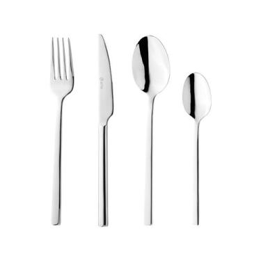 Imagem de Faqueiro 24 Peças Wolff Firenze De Aço Inox - Lyor, Inox, 24 peças