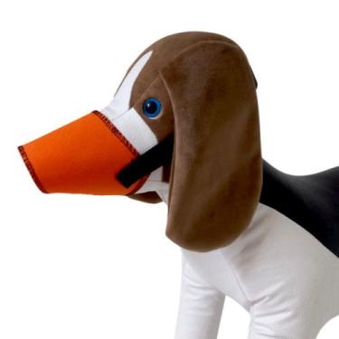 Imagem de KIT Focinheira Regulável de Nylon para Cães Pet Shop Banho Tosa Vet Gr