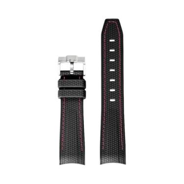 Imagem de Pulseira De Relógio Unissex Em Silicone À Prova d'Água Para Swatch Ome