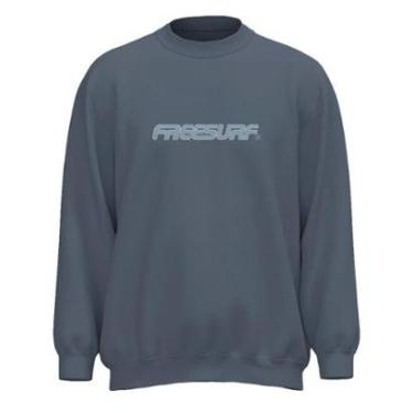 Imagem de Moletom Careca Freesurf Classic Azul-Masculino