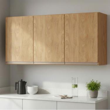 Imagem de Armário Aéreo de Cozinha Essenza 3 Portas 120cm Móvel na Caixa - Mvel 