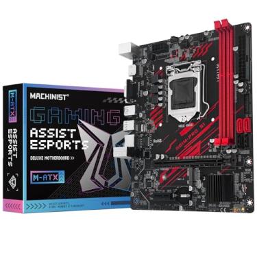 Imagem de MACHINIST Placa Mãe LGA 1150, Placa-Mãe H81 Micro ATX Intel 4ª Geração para Jogos para...