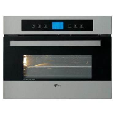 Imagem de Forno Elétrico de Embutir Fischer Platinium 43L, Prata, 110V
