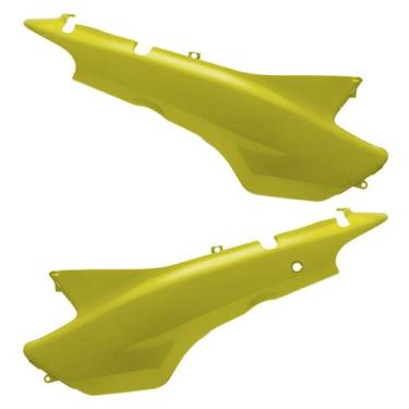 Imagem de Tampa Lateral Moto Honda Biz 100 1998 À 2005 Cromo Forte, AMARELO SOLA