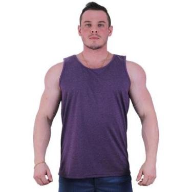 Imagem de Regata Clássica Masculina MXD Conceito Lisa Sem Estampas Multicoloridas-Masculino