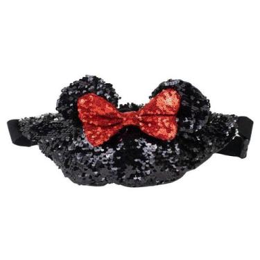 Imagem de Pochete minnie lantejoulas 12x32cm - disney