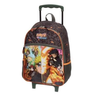 Imagem de Mochila Escolar De Rodinha Naruto Personagens - Pacific