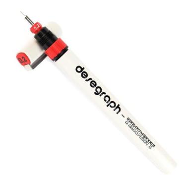 Imagem de Caneta Desegraph 0.2mm + Nanquim 20ml + Detergente Trident - NoBrand