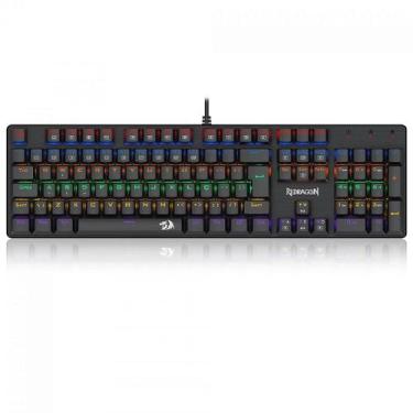 Imagem de Teclado Mecânico Gamer Redragon Valheim Rainbow, Switch Brown, USB, AB