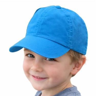 Imagem de Boné Infantil Masculino Feminino Lavado Liso Tecido Premium - Original