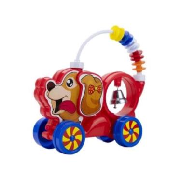 Imagem de Brinquedo Infantil Cãozinho Esperto Educativo Monte Líbano, Vermelho