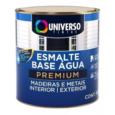 Imagem de Esmalte Base Agua Premium Acetinado 900ML Branco Universo