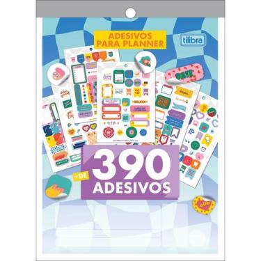 Imagem de Adesivo para planner Tilibra com 12 folhas
