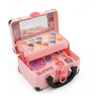 Imagem de Kit De Maquiagem Infantil Beleza Maleta Completa - BBLK