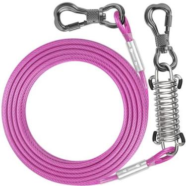 Imagem de Cabo para Amarrar Cães Tresbro 6m com Absorção de Impacto e Alta Resis