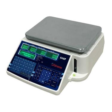 Imagem de Balança com Etiquetadora BA37 31KG Tríplice Escala 6KG 15KG 31KG X 2G 5G 10G Web Wi-Fi Bivolt Urano