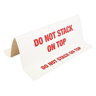 Imagem de MR Label Company não empilhar etiquetas de barraca 3D, 30,48 cm C x 28,94 cm L, 100 por pacote