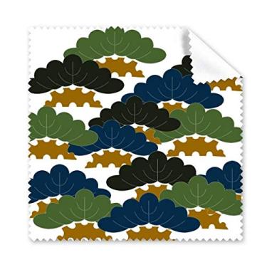 Imagem de Pano de limpeza de tela de telefone com estampa abstrata tradicional de pinheiro chinês 5 peças