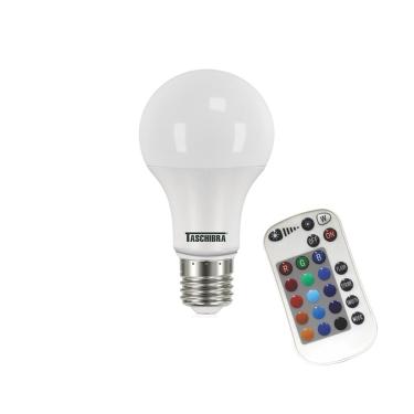Imagem de Lâmpada Led Taschibra TKL RGB Colorida 9W Bivolt E27 com Controle 