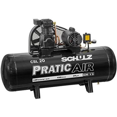 Imagem de Compressor de Ar Pratic Air CSL 20/150 Monofásico-SCHULZ-921.3536-0