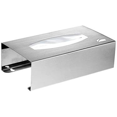 Imagem de Suporte Dispenser Porta Luvas Descartáveis Bancada ou parede em Aço inox escovado 430 - Biovis