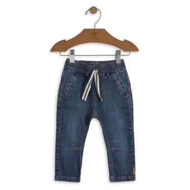 Imagem de Calça Jeans Up Baby Elástico Cintura Azul Escuro