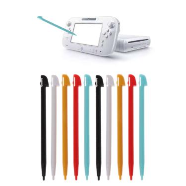 Imagem de Caneta stylus de toque colorida  caneta estilosa para nintendo wii u wiiu para console de videogame