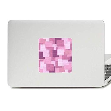 Imagem de Tecido de malha de linho, roxo, quadrado, decalque, vinil, paster, laptop, decoração de PC
