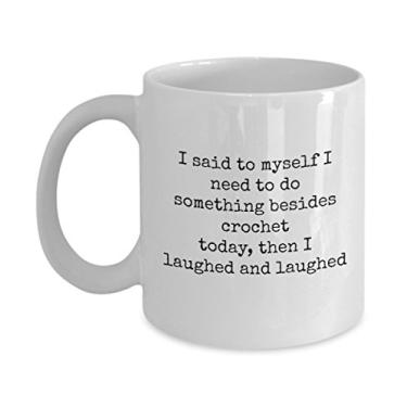 Imagem de Eu disse para mim mesmo que preciso fazer algo além do crochê - então eu ri e ri