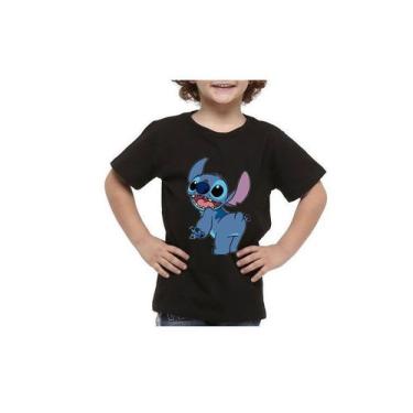 Imagem de Camiseta Infantil Com Estampa Stitch Rebolando - Gusdan