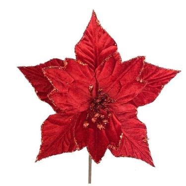 Imagem de Poinsetia Felice Vermelha 23cm - Fl433