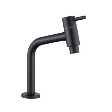 Imagem de Torneira Banheiro Lavatório Inox Mesa Curta Preto NOX07B Doan