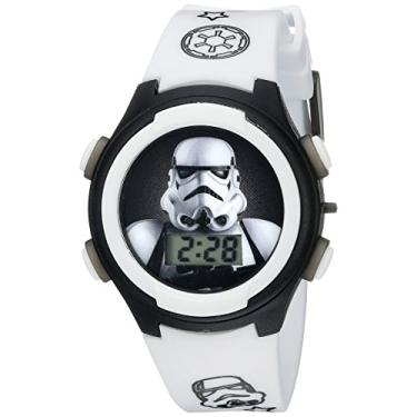 Imagem de Star Wars Relógio Infantil STM3488 Display Digital Analógico Quartzo Branco