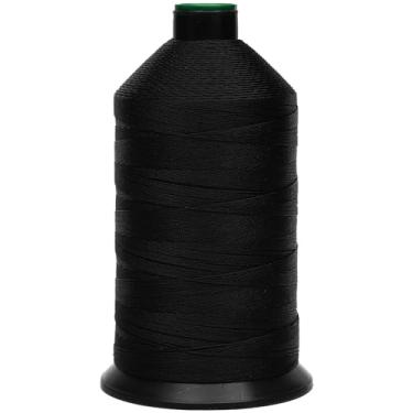 Imagem de HILOHILO Fio de nylon extra forte #207 Tex210 – 473 g, 2000 metros, solução de costura versátil para couro, estofamento, reparo de lona e mais (preto)