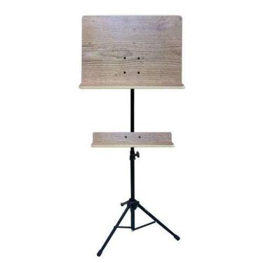 Imagem de Estante Partitura Saty 5036M Maestro Madeira Com Suporte